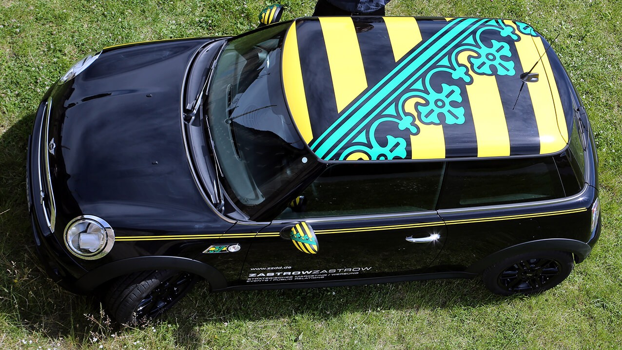 SACHSEN LOOK Design Autoaufkleber